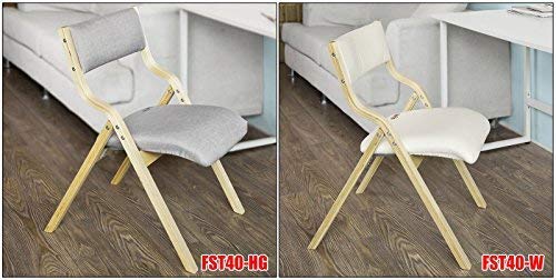 SoBuy Silla Plegable, Silla de Madera, Silla de Cocina, Silla de Comedor, FST40-W, ES