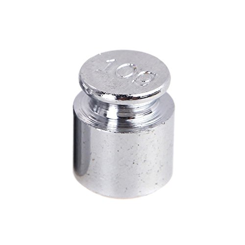 SODIAL Peso 1g 2g 5g 10g 20g Cromado Calibracion Gramo peso de Escala para Bascula de balance digital Blanco plateado SODIAL Peso 1g 2g 5g 10g 20g Cromado Calibracion Gramo peso de Escala para Bascula de balance digital Blanco plateado