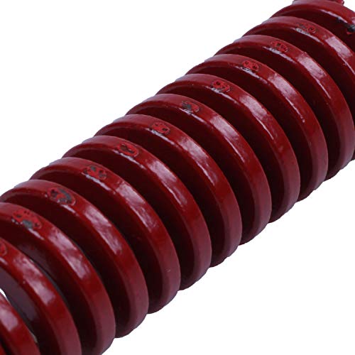 SODIAL(R) Rojo mediano de prensa carga del muelle de compresion mueren molde de 16 mm x 8 mm x 50 mm