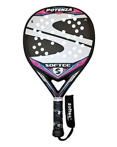 Softee 0013923 Pala Padel Potenza, Blanco, S