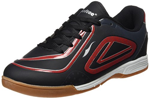 Softee Equipment Querubines, Zapatillas de Deporte para Mujer, (Negro/Rojo), 34 EU