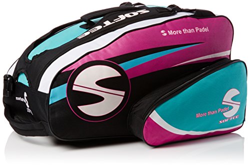Softee Equipment Tour Lady Paletero, Unisex Adulto, Fucsia/Turquesa/Negro, Talla Única Softee Equipment Tour Lady Paletero, Unisex Adulto, Fucsia/Turquesa/Negro, Talla Única