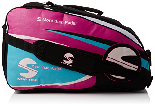 Softee Equipment Tour Lady Paletero, Unisex Adulto, Fucsia/Turquesa/Negro, Talla Única Softee Equipment Tour Lady Paletero, Unisex Adulto, Fucsia/Turquesa/Negro, Talla Única