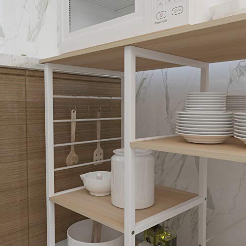 sogesfurniture Estante de Cocina Estantería para Microondas Estantería Metálica, 3 Niveles Baker's Rack Soporte para Carro de Microondas Estantes de Almacenamiento, Nogal Negro 171-BK-BH sogesfurniture Estante de Cocina Estantería para Microondas Estantería Metálica, 3 Niveles Baker's Rack Soporte para Carro de Microondas Estantes de Almacenamiento, Nogal Negro 171-BK-BH