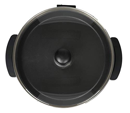 SOGO SS-10095 - Paellera, Sartén Eléctrica, Pizza Pan, Cazuela Multiuso con Tapa Cristal, Diámetro 36cm, Profundidad 7cm, 1500W, Base Antiadherente, Color: Negro SOGO SS-10095 - Paellera, Sartén Eléctrica, Pizza Pan, Cazuela Multiuso con Tapa Cristal, Diámetro 36cm, Profundidad 7cm, 1500W, Base Antiadherente, Color: Negro