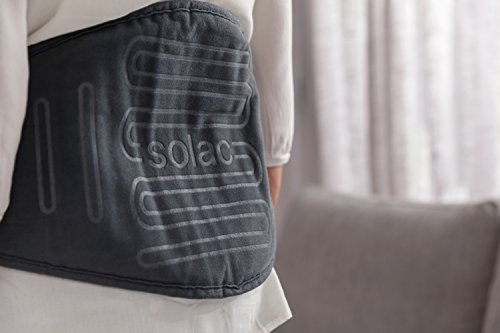Solac CT8680 Helsinki - Almohadilla terapéutica Lumbar, 100 W, 6 niveles de temperatura, Tecnología Sensfort, autoapagado, conector extraíble, color azul oscuro Solac CT8680 Helsinki - Almohadilla terapéutica Lumbar, 100 W, 6 niveles de temperatura, Tecnología Sensfort, autoapagado, conector extraíble, color azul oscuro