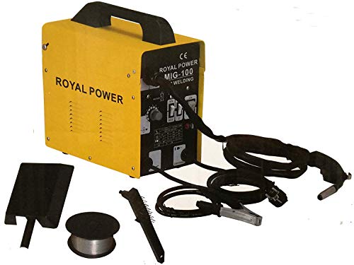 SOLDADOR HILO CONTINUO SIN GAS MIG 100 AMARILLO SOLDADORA VENTILADA MAQUINA DE SOLDAR ROYAL POWER SOLDADOR HILO CONTINUO SIN GAS MIG 100 AMARILLO SOLDADORA VENTILADA MAQUINA DE SOLDAR ROYAL POWER