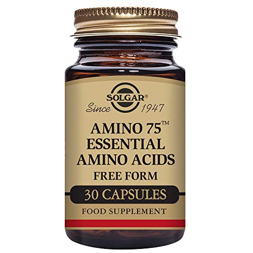Solgar Amino 75 con Aminoácidos esenciales Cápsulas vegetales - Envase de 30