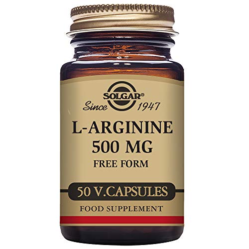 Solgar L-Arginina Cápsulas vegetales de 500 mg - Envase de 50 Solgar L-Arginina Cápsulas vegetales de 500 mg - Envase de 50