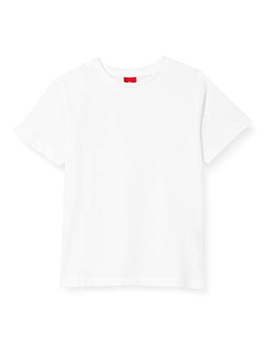 s.Oliver Junior 74.899.32.0521 Camiseta, Blanco (White 0100), 92 para Niños