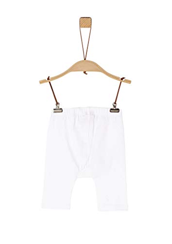 s.Oliver Junior Leggins 3/4 Baby Girls Pantalones Cortos Informales, 0105 White, 92 Bebé-Niñas