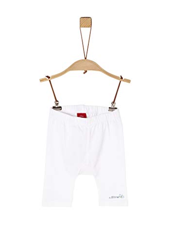 s.Oliver Junior Leggins 3/4 Baby Girls Pantalones Cortos Informales, 0105 White, 92 Bebé-Niñas