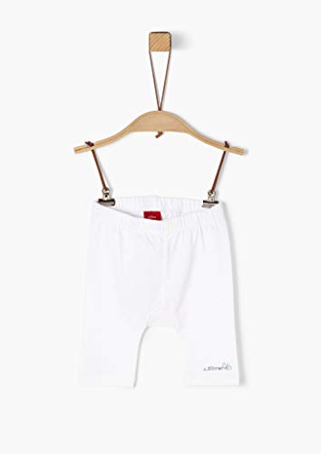 s.Oliver Junior Leggins 3/4 Baby Girls Pantalones Cortos Informales, 0105 White, 92 Bebé-Niñas