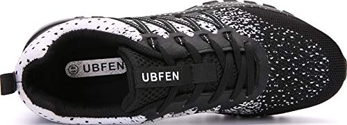 SOLLOMENSI Zapatillas de Deporte Hombres Mujer Running Zapatos para Correr Gimnasio Sneakers Deportivas Padel Transpirables Casual Montaña 41 EU H Negro Blanco SOLLOMENSI Zapatillas de Deporte Hombres Mujer Running Zapatos para Correr Gimnasio Sneakers Deportivas Padel Transpirables Casual Montaña 41 EU H Negro Blanco