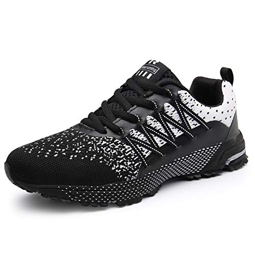 SOLLOMENSI Zapatillas de Deporte Hombres Running Zapatos para Correr Gimnasio Sneakers Deportivas Padel Transpirables Casual Montaña 40 EU A Negro SOLLOMENSI Zapatillas de Deporte Hombres Running Zapatos para Correr Gimnasio Sneakers Deportivas Padel Transpirables Casual Montaña 40 EU A Negro