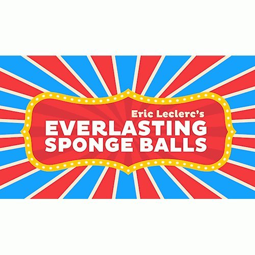 SOLOMAGIA Everlasting Sponge Balls (Gimmick and Online Instructions) by Eric Leclerc - Magic with Balls and Baloons - Trucos Magia y la Magia - Magic Tricks and Props