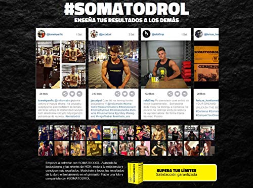 SOMATODROL Premium, aumenta los niveles de testosterona y hormona de crecimiento, rápido crecimiento muscular, rápida quema de grasa, sin esteroides, ¡sin efectos secundarios!