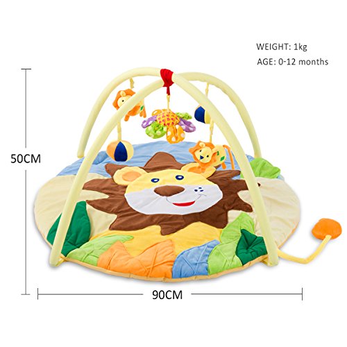 SONARIN Lindo León Alfombras de juego Gimnasio de Actividades Baby Play Mat & Activity Gym Colorido e interactivo(Amarillo) SONARIN Lindo León Alfombras de juego Gimnasio de Actividades Baby Play Mat & Activity Gym Colorido e interactivo(Amarillo)