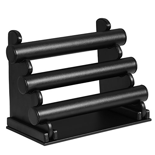SONGMICS Exibidor para Joyas, Soporte para Pulseras, Color Negro JDS104 SONGMICS Exibidor para Joyas, Soporte para Pulseras, Color Negro JDS104