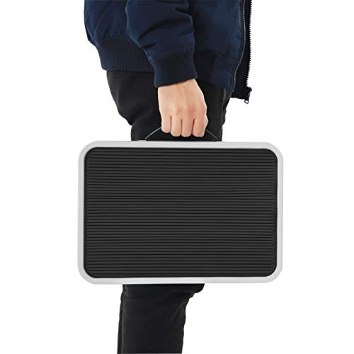 SONGMICS Taburete klapptritt, Escalera Plegable, Robusta con Capacidad de 150 kg, certificado por TÜV SÜD de Acuerdo con el Estándar EN14183, BlancoS GSL01WT SONGMICS Taburete klapptritt, Escalera Plegable, Robusta con Capacidad de 150 kg, certificado por TÜV SÜD de Acuerdo con el Estándar EN14183, BlancoS GSL01WT
