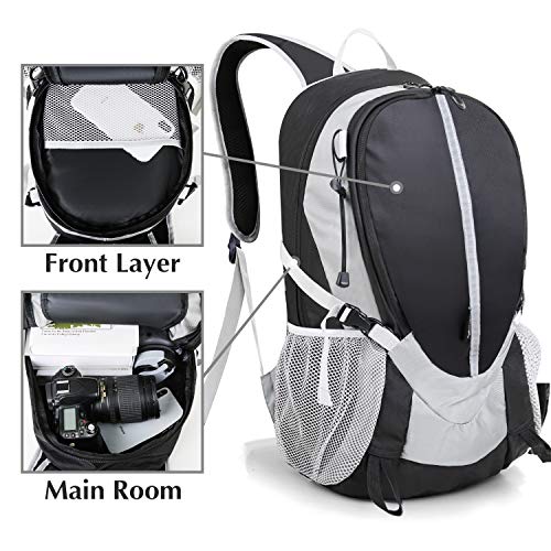 Songwin 35L Ultra Ligera Mochila Plegable de Senderismo Excursión Deportes al Aire Libre/Bolsa de Viaje, Nylon Impermeable，para Viaje Acampar Escalada Correr Ciclismo