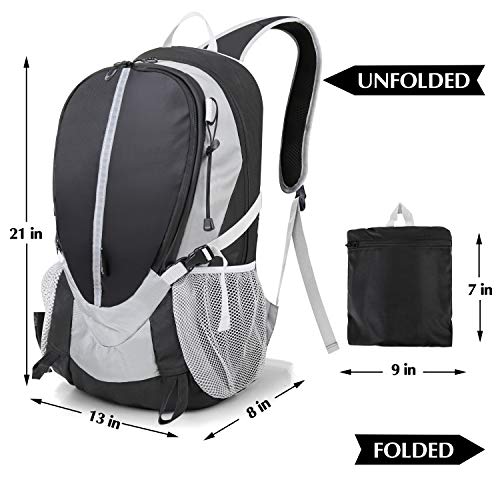 Songwin 35L Ultra Ligera Mochila Plegable de Senderismo Excursión Deportes al Aire Libre/Bolsa de Viaje, Nylon Impermeable，para Viaje Acampar Escalada Correr Ciclismo