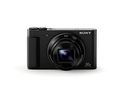 Sony Cyber-Shot DSC-HX90 - Cámara compacta de 18.2 Mp (pantalla de 3", zoom óptico 30x, sensor Exmor R, visor OLED, pantalla para selfies, Wi-fi/NFC), negro con estabilizador de imagen