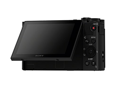 Sony Cyber-Shot DSC-HX90 - Cámara compacta de 18.2 Mp (pantalla de 3", zoom óptico 30x, sensor Exmor R, visor OLED, pantalla para selfies, Wi-fi/NFC), negro con estabilizador de imagen Sony Cyber-Shot DSC-HX90 - Cámara compacta de 18.2 Mp (pantalla de 3", zoom óptico 30x, sensor Exmor R, visor OLED, pantalla para selfies, Wi-fi/NFC), negro con estabilizador de imagen