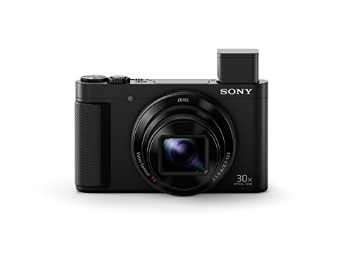 Sony Cyber-Shot DSC-HX90 - Cámara compacta de 18.2 Mp (pantalla de 3", zoom óptico 30x, sensor Exmor R, visor OLED, pantalla para selfies, Wi-fi/NFC), negro con estabilizador de imagen