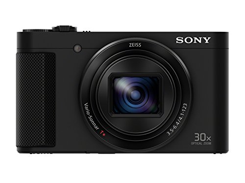 Sony Cyber-Shot DSC-HX90 - Cámara compacta de 18.2 Mp (pantalla de 3", zoom óptico 30x, sensor Exmor R, visor OLED, pantalla para selfies, Wi-fi/NFC), negro con estabilizador de imagen