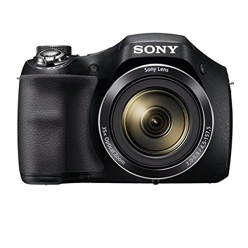 Sony DSC-H300 - Cámara compacta de 20.1 MP (pantalla de 3", zoom óptico 35x, estabilizador de imagen electrónico, vídeo HD 720p), negro Sony DSC-H300 - Cámara compacta de 20.1 MP (pantalla de 3", zoom óptico 35x, estabilizador de imagen electrónico, vídeo HD 720p), negro