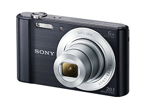Sony DSC-W810 - Cámara compacta de 20.1 Mp (pantalla de 2.7", zoom óptico 6x, estabilizador digital), negro Sony DSC-W810 - Cámara compacta de 20.1 Mp (pantalla de 2.7", zoom óptico 6x, estabilizador digital), negro