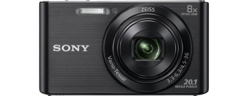 Sony DSC-W830 - Cámara compacta de 20.1 Mp (pantalla de 2.7", zoom óptico 8x, estabilizador óptico), negro