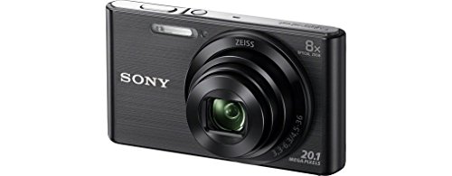 Sony DSC-W830 - Cámara compacta de 20.1 Mp (pantalla de 2.7", zoom óptico 8x, estabilizador óptico), negro