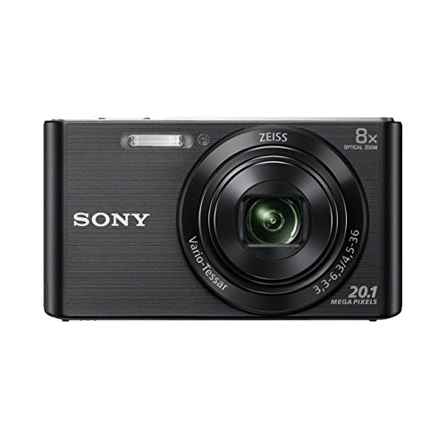 Sony DSC-W830 - Cámara compacta de 20.1 Mp (pantalla de 2.7", zoom óptico 8x, estabilizador óptico), negro Sony DSC-W830 - Cámara compacta de 20.1 Mp (pantalla de 2.7", zoom óptico 8x, estabilizador óptico), negro
