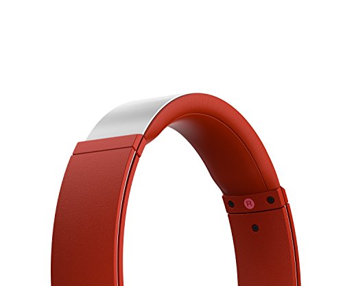 Sony MDR-XB550AP - Auriculares de Diadema Extra Bass (Micrófono Integrado Compatible con Smartphones, Diadema Metálica Adaptable) Color Rojo, Talla Única Sony MDR-XB550AP - Auriculares de Diadema Extra Bass (Micrófono Integrado Compatible con Smartphones, Diadema Metálica Adaptable) Color Rojo, Talla Única