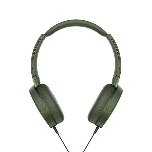 Sony MDR-XB550APG Auriculares de Diadema Extra Bass (Micrófono Integrado Compatible con Smartphones, Diadema Metálica Adaptable), Color Verde, Talla Única Sony MDR-XB550APG Auriculares de Diadema Extra Bass (Micrófono Integrado Compatible con Smartphones, Diadema Metálica Adaptable), Color Verde, Talla Única