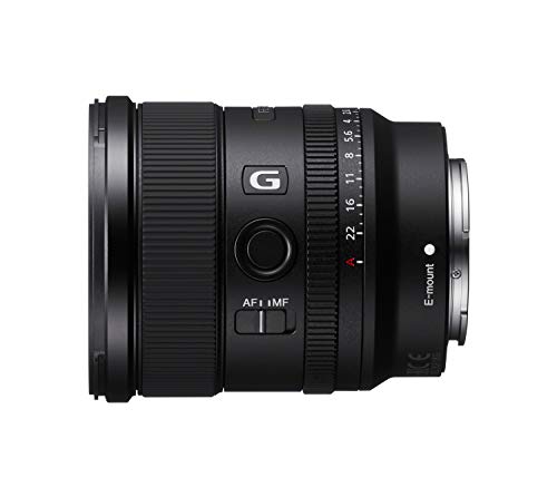 Sony SEL20F18G - Objetivo Gran Angular (G Lens, 20 mm F1.8, Full Frame, para Video y Paisaje, Montura E, Dos Elementos AA - Advanced Aspherical y 3 Elementos Ed - Extra Low Dispersion), Negro Sony SEL20F18G - Objetivo Gran Angular (G Lens, 20 mm F1.8, Full Frame, para Video y Paisaje, Montura E, Dos Elementos AA - Advanced Aspherical y 3 Elementos Ed - Extra Low Dispersion), Negro