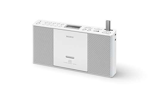 Sony ZSPE60 Color blanco- Microcadena USB, CD, Radio