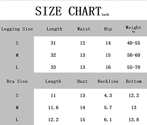 Sooverki Trajes de dos piezas para mujeres - Sujetadores deportivos de talle alto Leggings ropa de entrenamiento para yoga gimnasio A5-rojo Marrón M Sooverki Trajes de dos piezas para mujeres - Sujetadores deportivos de talle alto Leggings ropa de entrenamiento para yoga gimnasio A5-rojo Marrón M