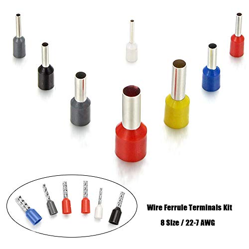Sopoby 1800pcs Terminales cables electricos - Multi-tama?o Terminal para Cableado Eléctrico y Cables Conector Aislante de Cable(Multicolor) Sopoby 1800pcs Terminales cables electricos - Multi-tama?o Terminal para Cableado Eléctrico y Cables Conector Aislante de Cable(Multicolor)
