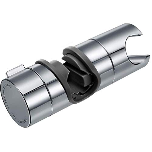 Soporte de ducha Joyoldelf Ajustable 18-25mm ABS Cabezal de ducha Deslizante Repuesto para cabezal Cursor Brazo de sujeción 360° Rotar Bracket, Cromado Soporte de ducha Joyoldelf Ajustable 18-25mm ABS Cabezal de ducha Deslizante Repuesto para cabezal Cursor Brazo de sujeción 360° Rotar Bracket, Cromado