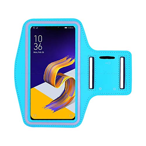 Soporte de la Caja del teléfono del Brazalete Deportivo Running Gym Training Estuche con Ranura para Llaves de Banda elástica Ajustable Motorola E5 Plus 6.0"