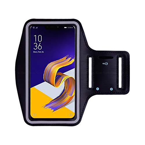 Soporte de la Caja del teléfono del Brazalete Deportivo Running Gym Training Estuche con Ranura para Llaves de Banda elástica Ajustable Motorola E5 Plus 6.0"