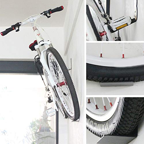 Soporte de Pared Para Bicicleta, Soporte de Pared horizontal para bicicleta de montaña/de carreras, Compatible con todo tipo de bicicletas