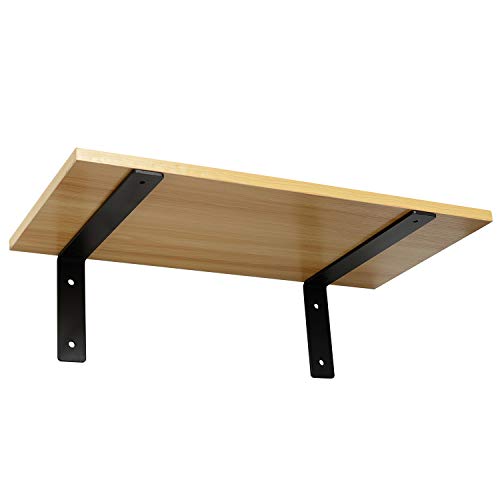 Soporte Estanteria, 20 * 15cm Soporte Estanterías Forma de L de Hierro Pared de Angulo 90 Grado Resistente de 5 mm de Espesor, Soportes Estanterias Carga Pared Capacidad de Carga 60 kg/Negro / 2 Pcs Soporte Estanteria, 20 * 15cm Soporte Estanterías Forma de L de Hierro Pared de Angulo 90 Grado Resistente de 5 mm de Espesor, Soportes Estanterias Carga Pared Capacidad de Carga 60 kg/Negro / 2 Pcs