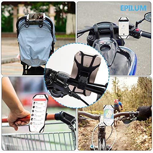 Soporte Movil Bicicleta, Universal Rotación 360° Desmontable Soporte Manillar de Silicona Soporte Movil para Bicicleta Motocicleta Ciclismo GPS Nacigatore para iPhone 11 8 Plus X XS MAX XR Samsung Soporte Movil Bicicleta, Universal Rotación 360° Desmontable Soporte Manillar de Silicona Soporte Movil para Bicicleta Motocicleta Ciclismo GPS Nacigatore para iPhone 11 8 Plus X XS MAX XR Samsung