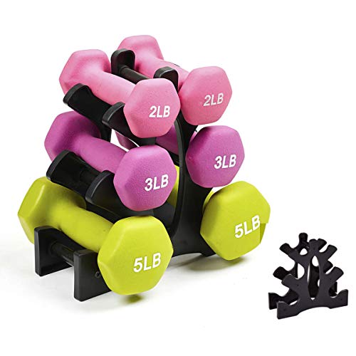 Soporte para Mancuernas de Plástico,Almacenamiento de Mancuernas,Estante de Almacenamiento con Mancuernas de 3 Niveles,Diseño Trípode Tridimensional,Estante para Pesas para Equipos de Ejercicios Soporte para Mancuernas de Plástico,Almacenamiento de Mancuernas,Estante de Almacenamiento con Mancuernas de 3 Niveles,Diseño Trípode Tridimensional,Estante para Pesas para Equipos de Ejercicios