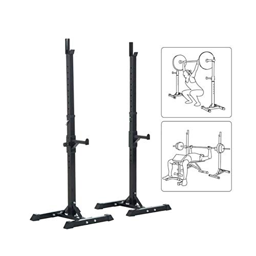 Soporte para Pesas Rack Sentadillas Entrenamiento musculación en casa Soporte para Pesas Rack Sentadillas Entrenamiento musculación en casa