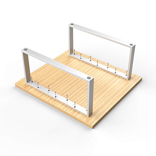 sossai® - Estructura para la mesa de la sala | CKK1 | 2 Piezas | Ancho 70 cm x Altura 40 cm | Color: Blanco | Material: Acero | patas de mesa | carga pesada sossai® - Estructura para la mesa de la sala | CKK1 | 2 Piezas | Ancho 70 cm x Altura 40 cm | Color: Blanco | Material: Acero | patas de mesa | carga pesada